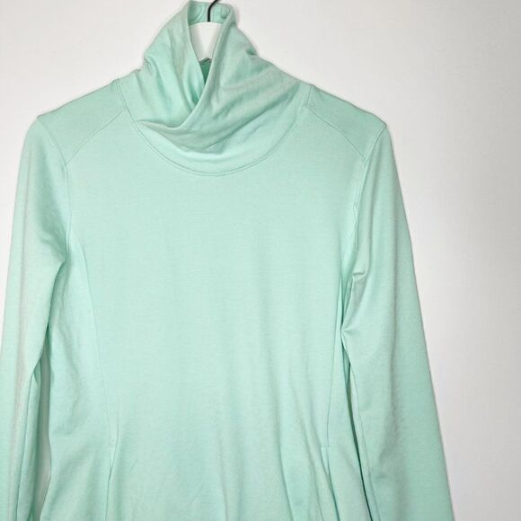 CALIA By Carrie Underwood Mint Warm Leopard Top  - Picture 2 of 8